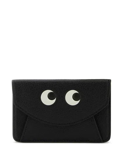 Anya Hindmarch Women Black Leather Card Holder