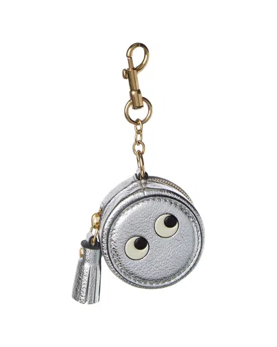 Anya Hindmarch Lip Balm Case Charm In Gray
