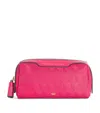 Anya Hindmarch Logo Jacquard Girlie Stuff Pouch In Pink