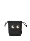 Anya Hindmarch Eye Motif Clutch Bags In Black