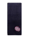 Anya Hindmarch Logo-patch Scarf In Blau