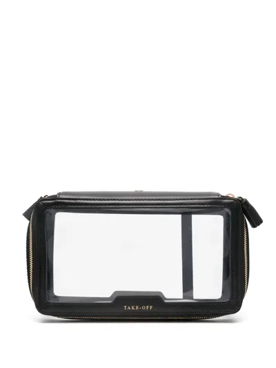 Anya Hindmarch Logo-print Travel Bag In Nude