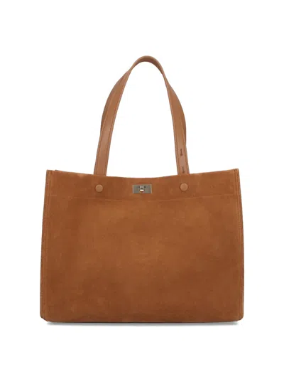 Anya Hindmarch Manilla Leather Shoulder Bag In Brown