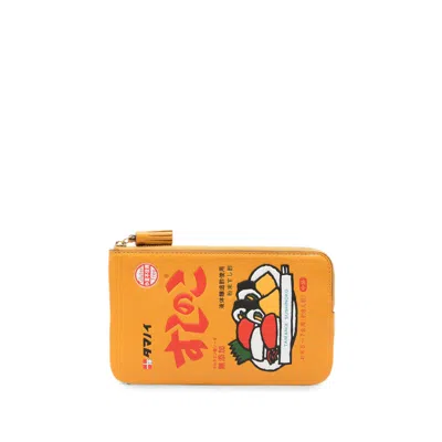 Anya Hindmarch Marig Zip Pouch In Orange