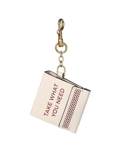 Anya Hindmarch Match Book Charm In Neutral