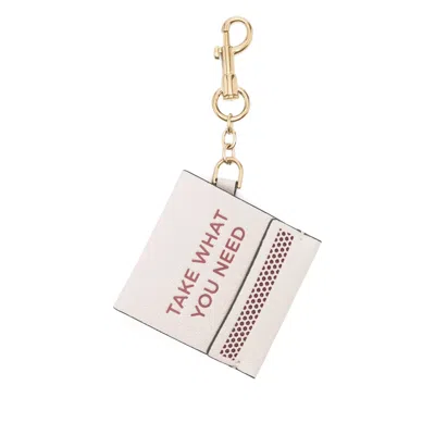 Anya Hindmarch Match Book Charm In Neutral