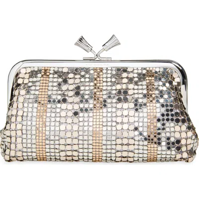 Anya Hindmarch Maud Stripes Tassel Clutch In Multi