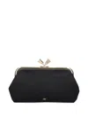 Anya Hindmarch Maud Tassel Clutch Bag In Black