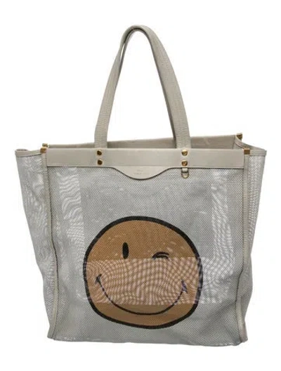 Pre-owned Anya Hindmarch Mesh Tote In Multi
