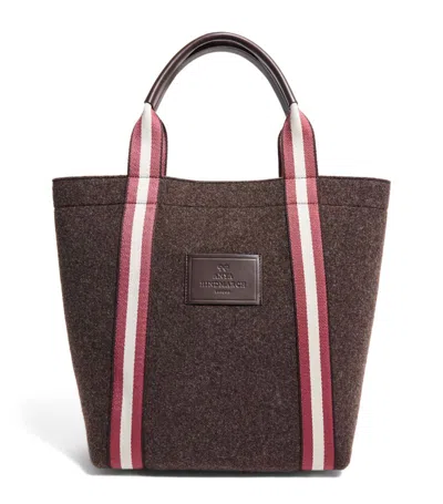 Anya Hindmarch Midi Pont Tote Bag In Brown