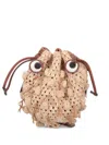 Anya Hindmarch Mini Blowfish Shoulder Bag In Neutral