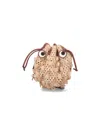 Anya Hindmarch Mini Crossbody Bag "eyes" In Beige