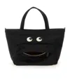 Anya Hindmarch Mini Eyes E/w Tote Bag In Black
