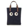 Anya Hindmarch Mini Eyes Tote Bag In Black