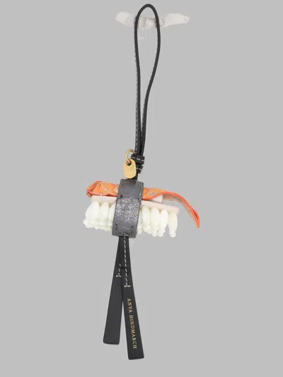 Anya Hindmarch Mini Key Holder For Women - Fall Collection In Black