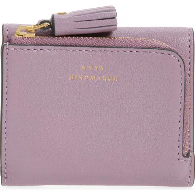 Anya Hindmarch Mini Peeping Eyes Trifold Wallet In Pink