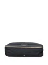 Anya Hindmarch Recycled Nylon Handbag With Leather Trim In Black