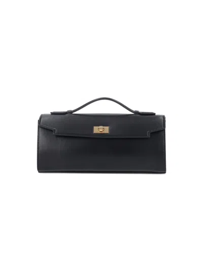 Anya Hindmarch "mortimer" Clutch In Black