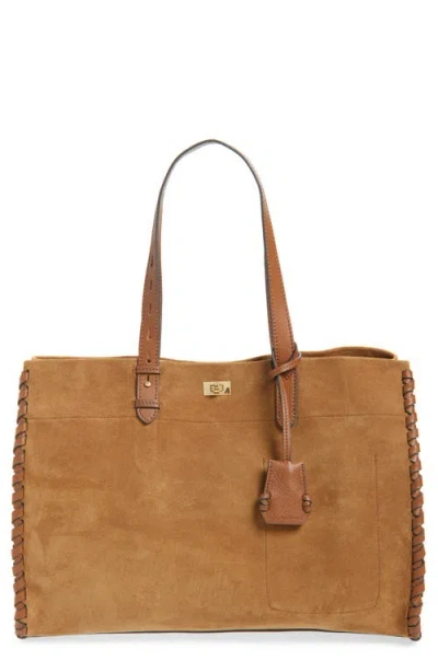 Anya Hindmarch Mortimer Whipstitch Tote In Brown