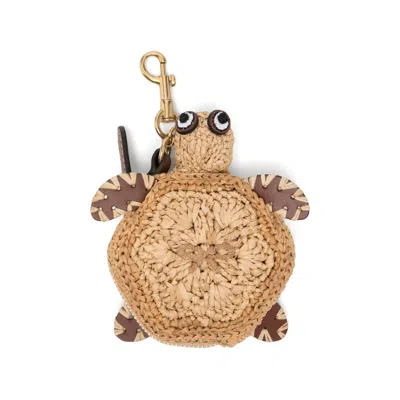 Anya Hindmarch Natra Bag Charm In Beige