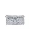 Anya Hindmarch Neeson Leather Clutch Bag In Silver