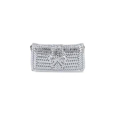 Anya Hindmarch Neeson Clutch In Silver