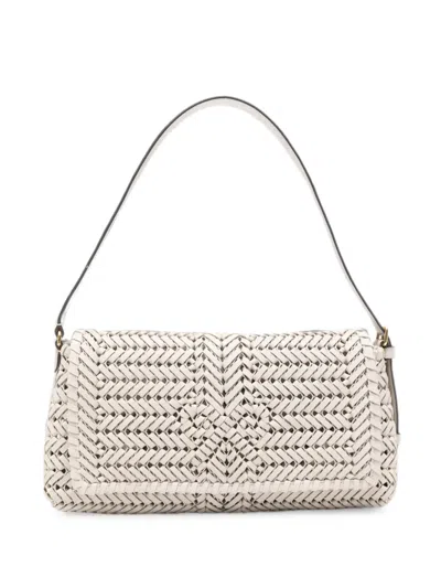 Anya Hindmarch Neeson Shoulder Bag In White