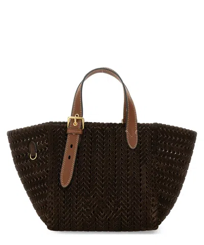 Anya Hindmarch Neeson Small Tote Bag In Brown