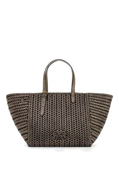 Anya Hindmarch Neeson Square Tote Bag In Grey