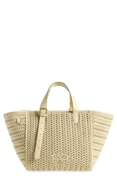 Anya Hindmarch Neeson Square Tote In Butter