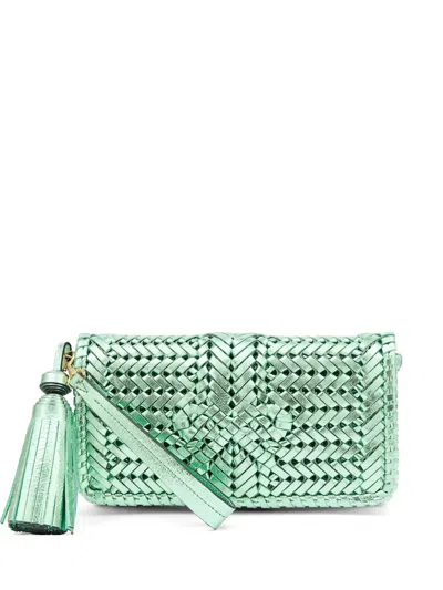 Anya Hindmarch Neeson Tassel Clutch Bag In Orange