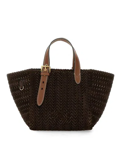 Anya Hindmarch Neeson Small Tote Bag In Brown