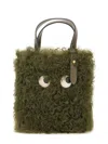 Anya Hindmarch Eye Motif Tote Bag With Adjustable Strap In Green