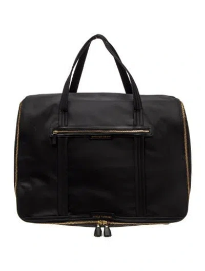 Pre-owned Anya Hindmarch Nylon Briefcase In Black