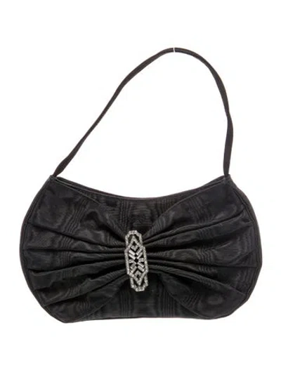 Pre-owned Anya Hindmarch Nylon Top Handle Bag In Black