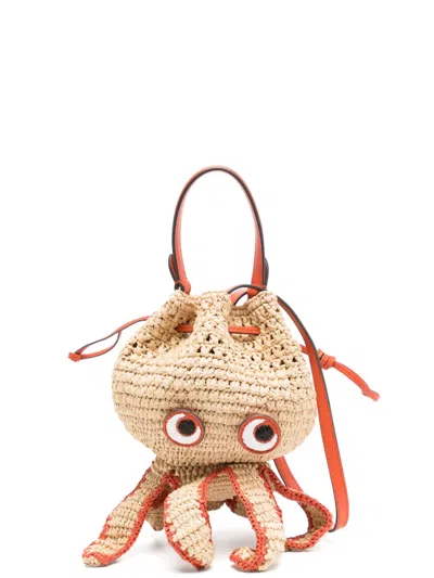 Anya Hindmarch Octopus Beach Bag In Neutral