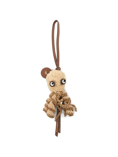 Anya Hindmarch Octopus Charm In Gray
