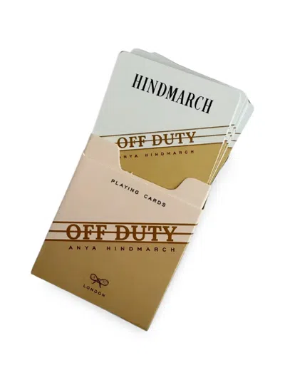 Anya Hindmarch Off Duty Playing Cards In Multi