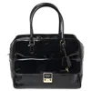 ANYA HINDMARCH PATENT LEATHER CARKER SATCHEL