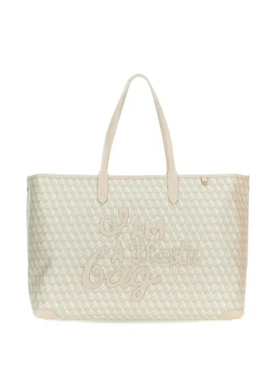 Anya Hindmarch Patterned Tote Bag In Neutral