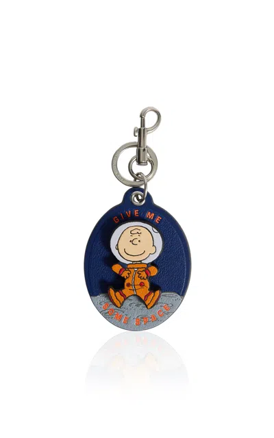 Anya Hindmarch - Peanuts Charlie Brown Key Charm - Blue