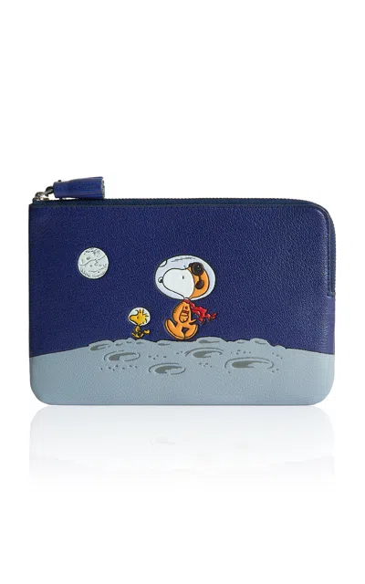 Anya Hindmarch - Peanuts Moonwalk Snoopy Loose Pocket - Blue