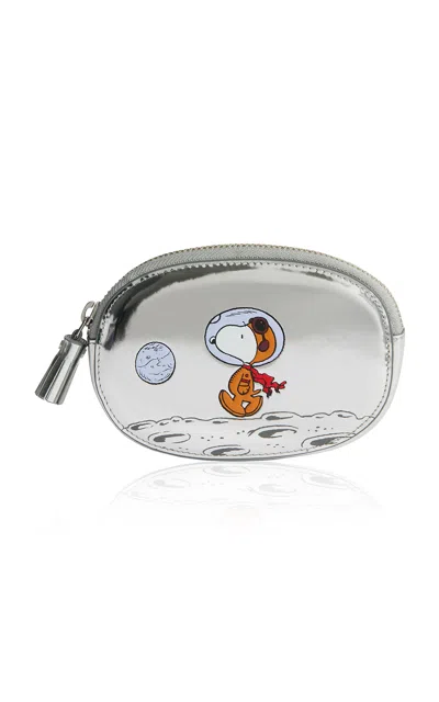 Anya Hindmarch - Peanuts Space Snoopy Coin Purse - Silver