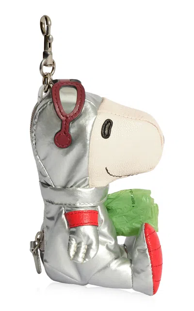 Anya Hindmarch - Peanuts Space Snoopy Dog Tidy Bag - Silver