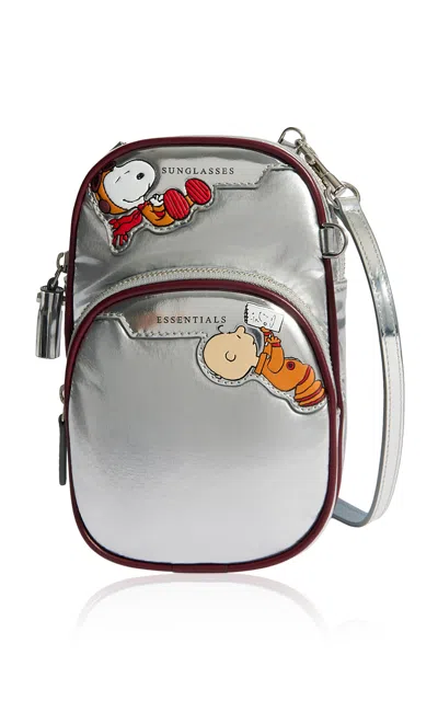 Anya Hindmarch - Peanuts Space Snoopy Essentials Crossbody - Silver
