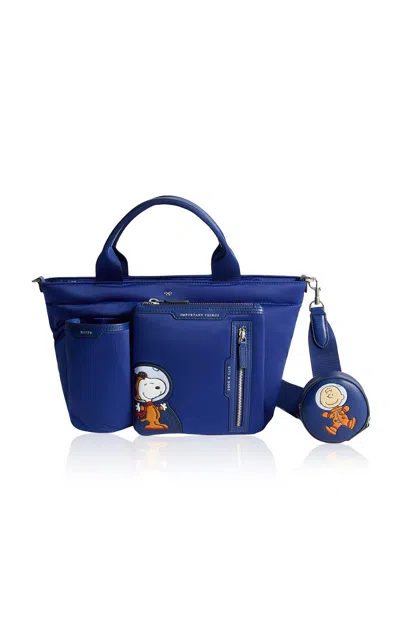 Anya Hindmarch - Peanuts Space Snoopy E/w Mini Tote - Blue