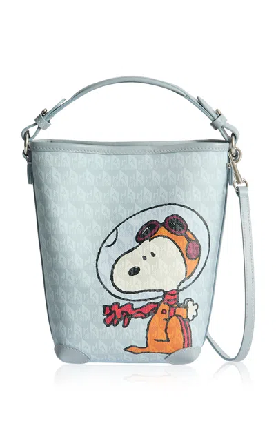 Anya Hindmarch - Peanuts Space Snoopy I Am A Plastic Bag Mini Bucket - Blue