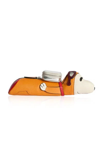 Anya Hindmarch - Peanuts Space Snoopy Pencil Case - Orange