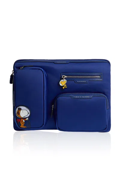 Anya Hindmarch - Peanuts Space Snoopy Tech Case - Blue