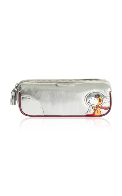 Anya Hindmarch - Peanuts Space Snoopy Tool Kit Pouch - Silver